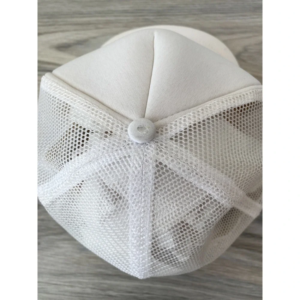 Vintage‎ Marshall Well Drilling White Mesh Snapback Trucker Hat Retro Streetwear